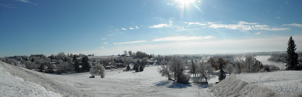 snowy village