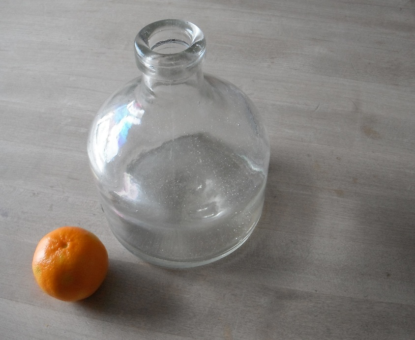 still life with glass jug
