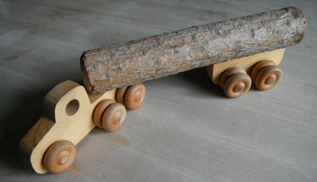 toy logging truck