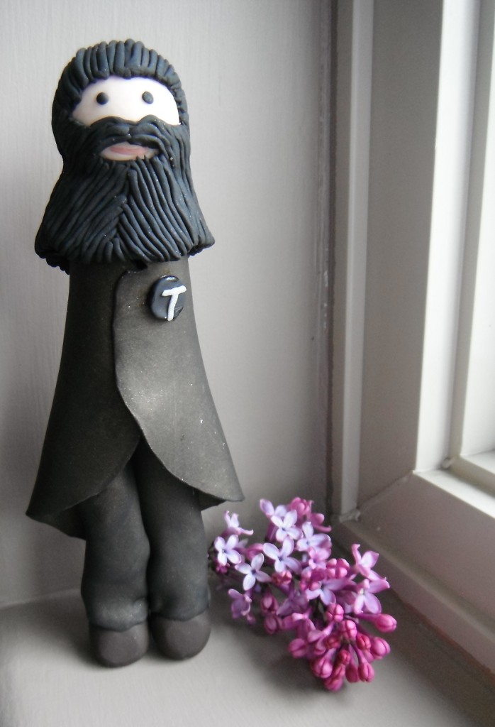 Hagrid in the lilacs